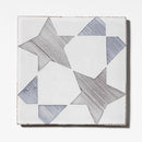 Spinning Stars Matte Glazed Terracotta Tiles 6x6