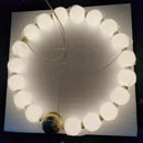 GobekUsa Brass LED Chandelier with Acrylic Ball - High Quality Dimmable Lighting