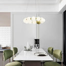 GobekUsa Brass LED Chandelier with Acrylic Ball - High Quality Dimmable Lighting