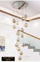 GobekUsa Spiral Crystal Ball Chandelier Light - Free Shipping