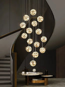 GobekUsa Spiral Crystal Ball Chandelier Light - Free Shipping