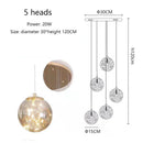 GobekUsa Spiral Crystal Ball Chandelier Light - Free Shipping