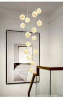 GobekUsa Spiral Crystal Ball Chandelier Light - Free Shipping