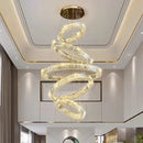 GobekUsa Crystal Chandelier Pendant Light for Living Room, Staircase, and Ceiling - Luxury Indoor Lighting