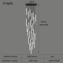 GobekUsa Spiral LED Ceiling Chandelier for Home Decor