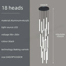 GobekUsa Spiral LED Ceiling Chandelier for Home Decor
