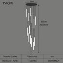 GobekUsa Spiral LED Ceiling Chandelier for Modern Home