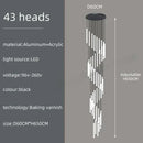GobekUsa Spiral LED Chandelier for Modern Home