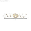 GobekUsa Spiral LED Vanity Light for Modern Bathroom | Wall Mounted Mirror Light in Warm/White/Natural | 13"/18.5"/22.5" Wide