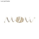 GobekUsa Spiral LED Vanity Light for Modern Bathroom | Wall Mounted Mirror Light in Warm/White/Natural | 13"/18.5"/22.5" Wide