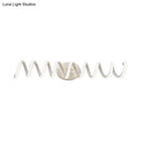 GobekUsa Spiral LED Vanity Light for Modern Bathroom | Wall Mounted Mirror Light in Warm/White/Natural | 13"/18.5"/22.5" Wide