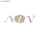GobekUsa Spiral LED Vanity Light for Modern Bathroom | Wall Mounted Mirror Light in Warm/White/Natural | 13"/18.5"/22.5" Wide