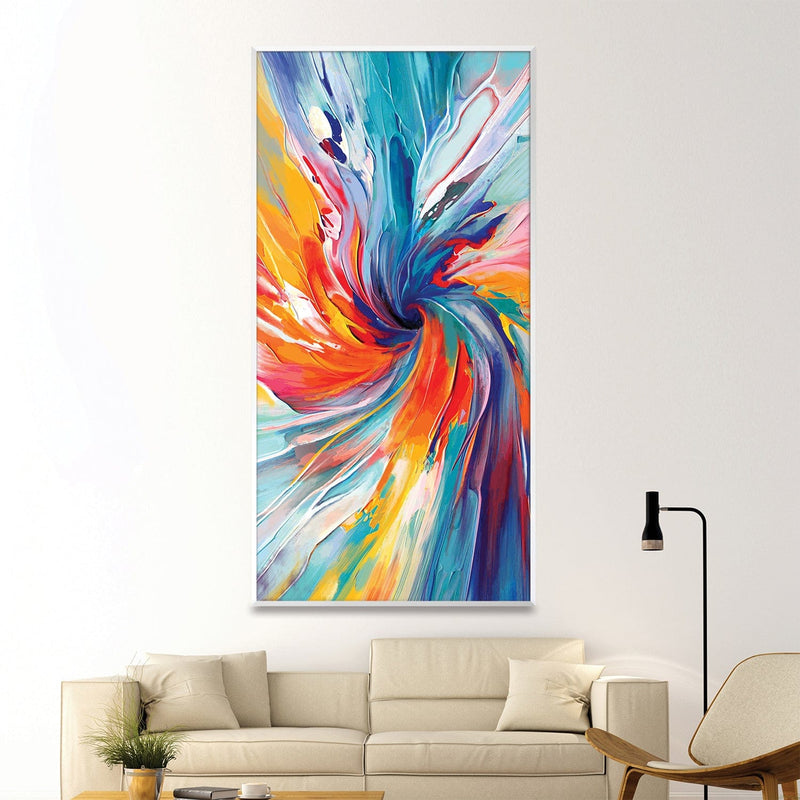 Spiral Spectrum Canvas