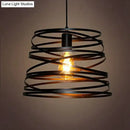 GobekUsa Elvio - Iron Spiral Spring Suspension Pendant Light Black / White for Kitchen Island  Lamp Dining Room Lighting Fixture