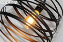 GobekUsa Elvio - Iron Spiral Spring Suspension Pendant Light Black / White for Kitchen Island  Lamp Dining Room Lighting Fixture