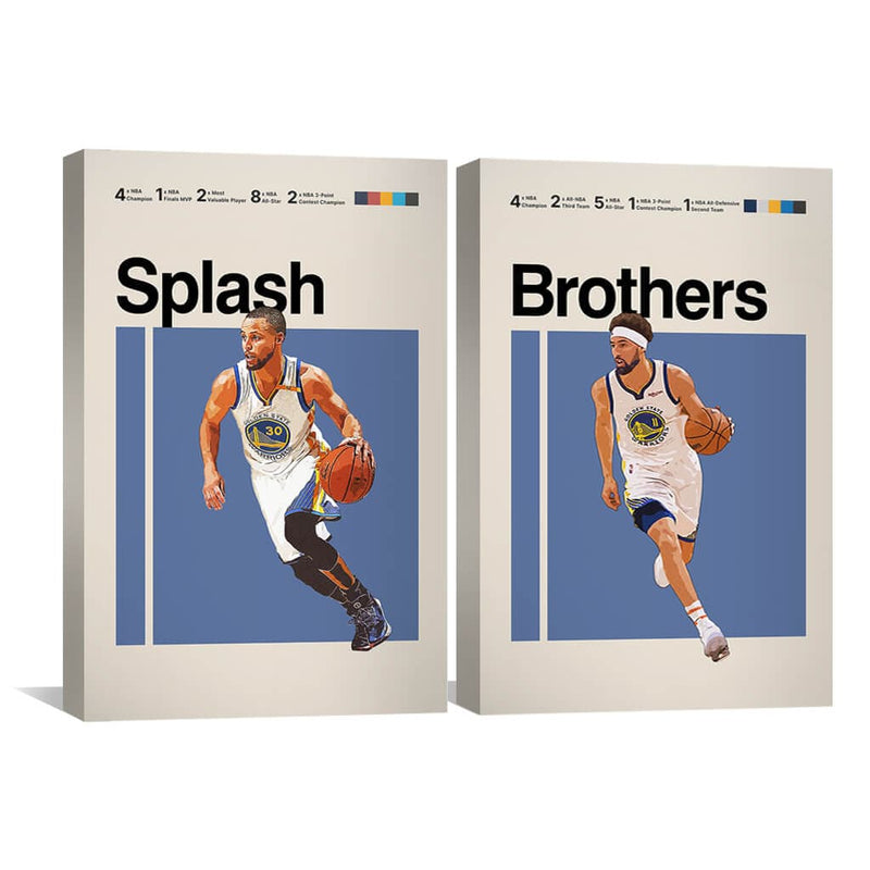 Splash Brothers Canvas