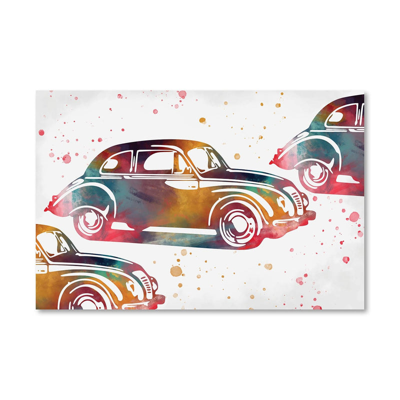 Splattered Auto Canvas