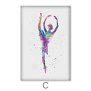 Splattered Dancers Canvas