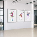 Splattered Dancers Canvas