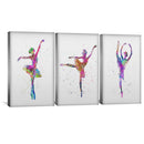 Splattered Dancers Canvas