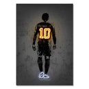 GobekUsa Sports Stars Neon Style Wall Art Canvas