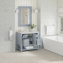 James Martin Breckenridge 36" Single Bathroom Vanity, Serenity Blue