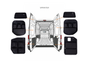Mercedes Sprinter Rear Door Storage Panels Bundle (Upper, Middle & Lower)