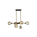 GobekUsa Sputnik Hanging Island Light - Minimalist Glass Ball Pendant for Dining Room