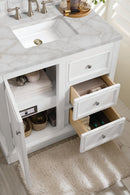 James Martin De Soto 36" Single Bathroom Vanity, Bright White