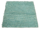 Square 3x3 Blue Wool Shag Handmade Felted Rug | SHA2