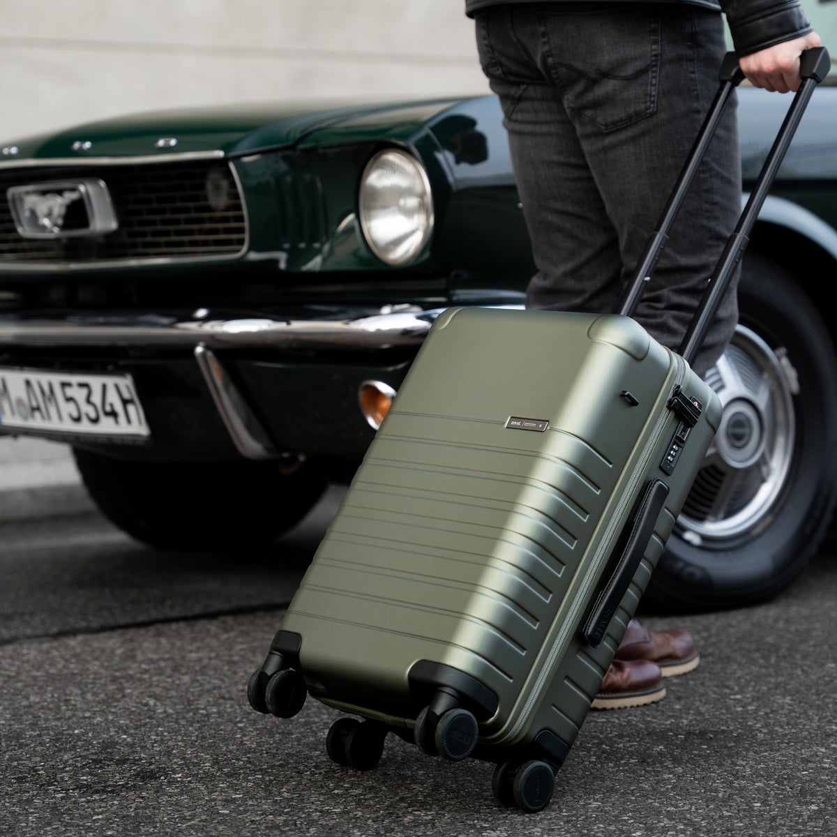 Essential Collection Suitcase Dark Olive Metallic, photo 25 of 32