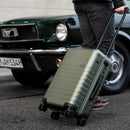 Essential Collection Suitcase Dark Olive Metallic
