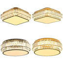 GobekUsa Crystal LED Ceiling Lamp for Living Room Bedroom Study