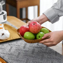 Square imitation wood snack plate dining room serving tray by Decorbites