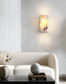 Square Marble Cuboid Wall Lamp