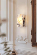 Square Marble Cuboid Wall Lamp