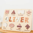 Shape Sorting Name Board