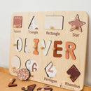 Shape Sorting Name Board