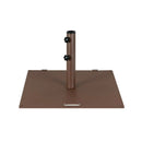 24 Inch Square Patio Umbrella Base 50 LBS Weighted by LJGDeals