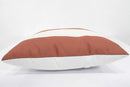 Squared Nautica Striped Designed Outdoor Safe Pillow by The Rug Decor