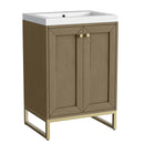 James Martin Chianti 24" Single Bathroom Vanity, Walnut Whisper