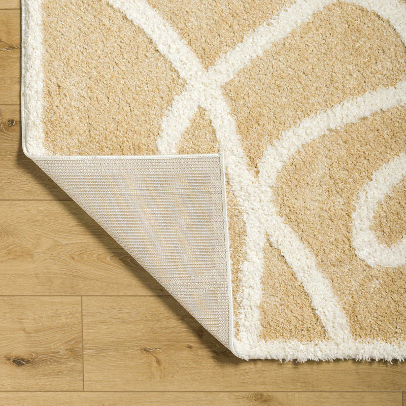 Gilon Camel Plush Area Rug