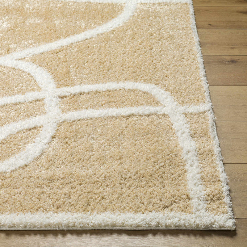 Gilon Camel Plush Area Rug