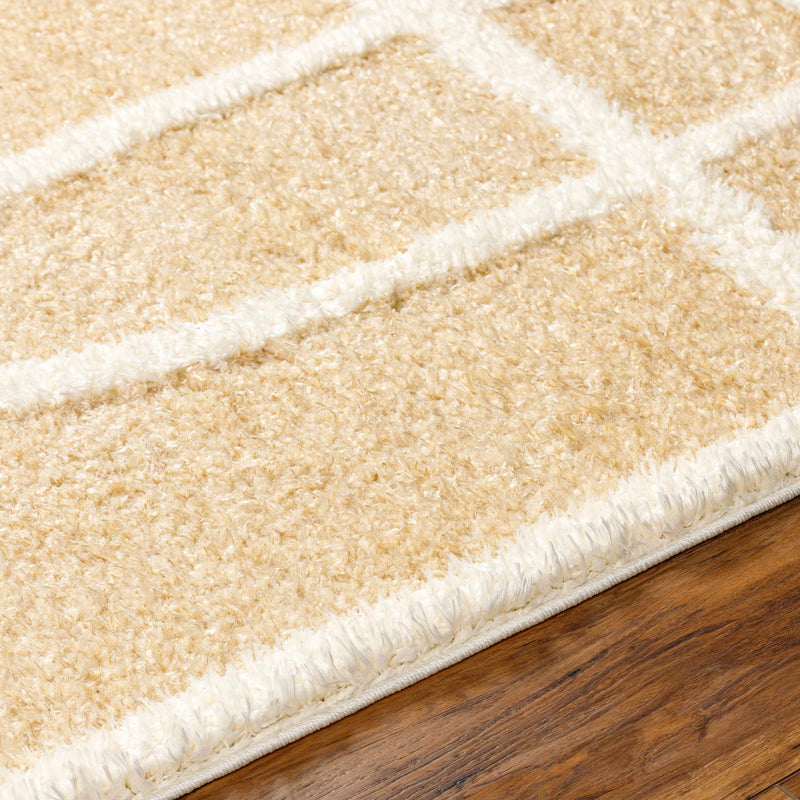 Gilon Camel Plush Area Rug