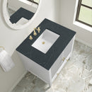 James Martin Myrrin 30" Single Bathroom Vanity, Bright White