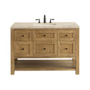 James Martin Breckenridge 48" Single Bathroom Vanity, Light Natural Oak