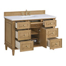 James Martin Lorelai 48" Single Bathroom Vanity, Light Natural Oak