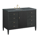 James Martin Myrrin 48" Single Bathroom Vanity, Carbon Oak