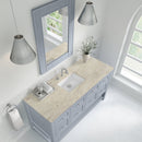 James Martin Breckenridge 60" Single Bathroom Vanity, Serenity Blue