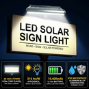 Solar Billboard Light – IP65 Waterproof | 9W LED Aluminum Linear Wall Lamp BICSSL‑04